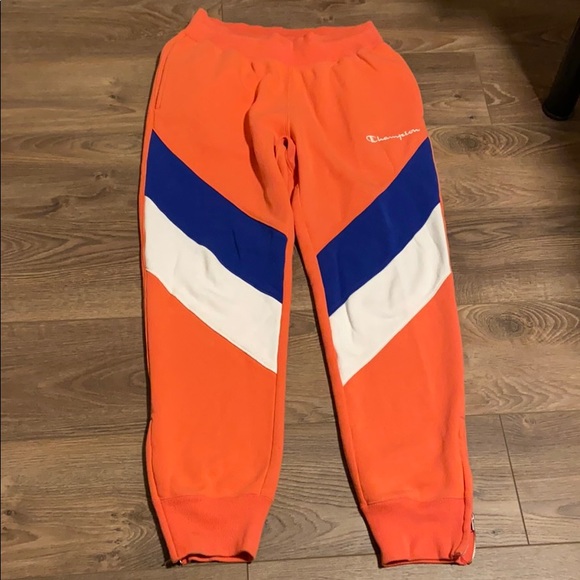 Champion Sweatpants Joggers Salmon/Coral - Picture 2 of 9